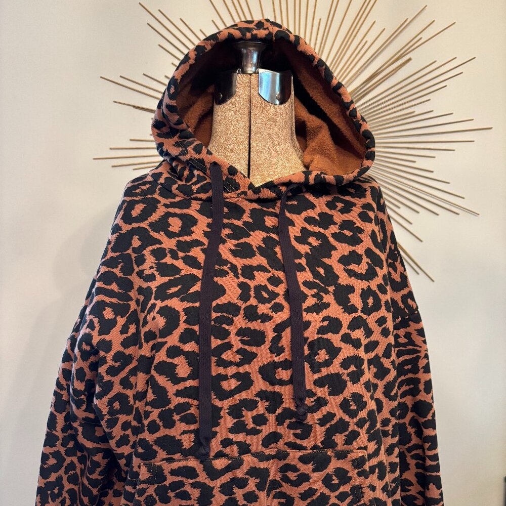 Leopard Print Sweatshirt Hoodie